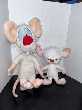 Vintage Warner Brothers - Pinky and The Brain Plush